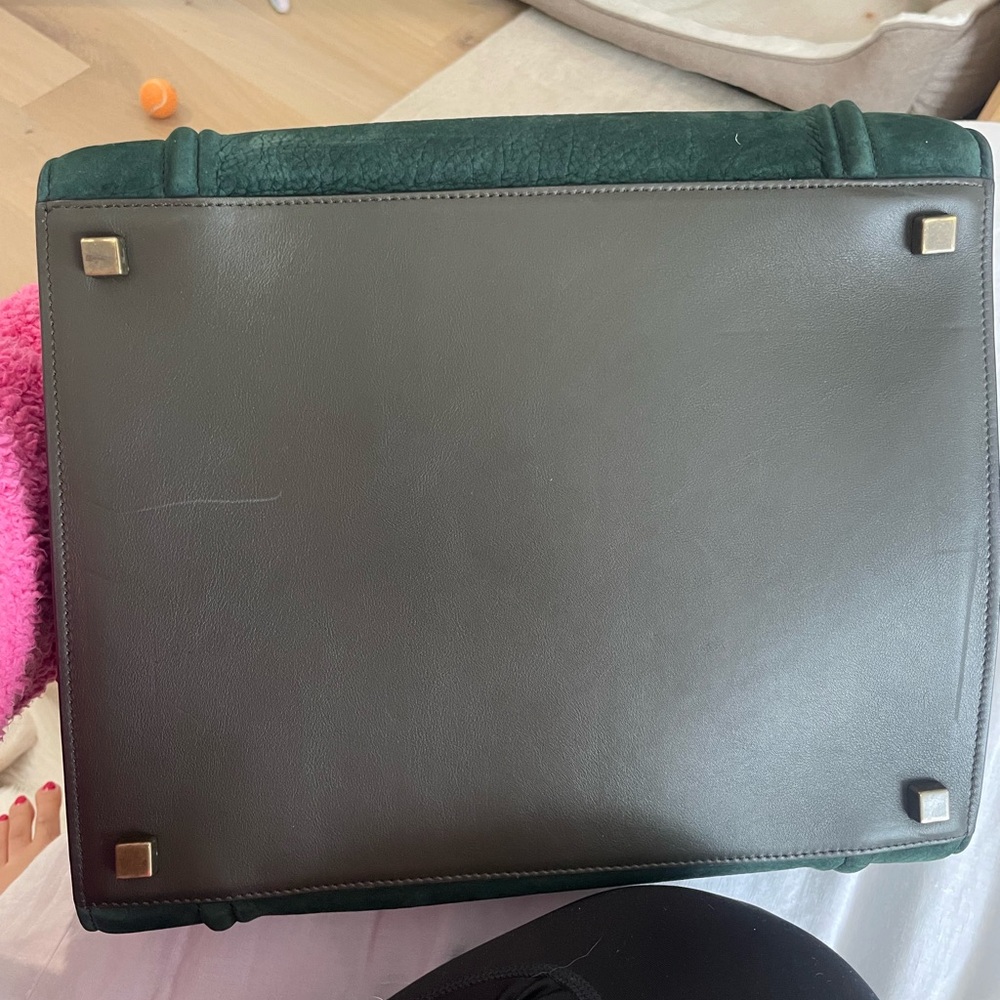 Large Celine Green Suede Phantom Bag - Like New condition - Picture 9 of 9